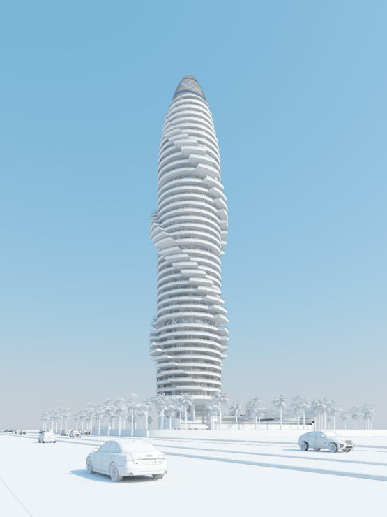 Helix Tower - World Buildings Directory | Architecture Search Engine