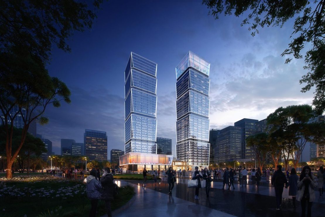 Sioc Building SIIC (Shanghai industrial investment center ) Tower1/Tower2 - World ...