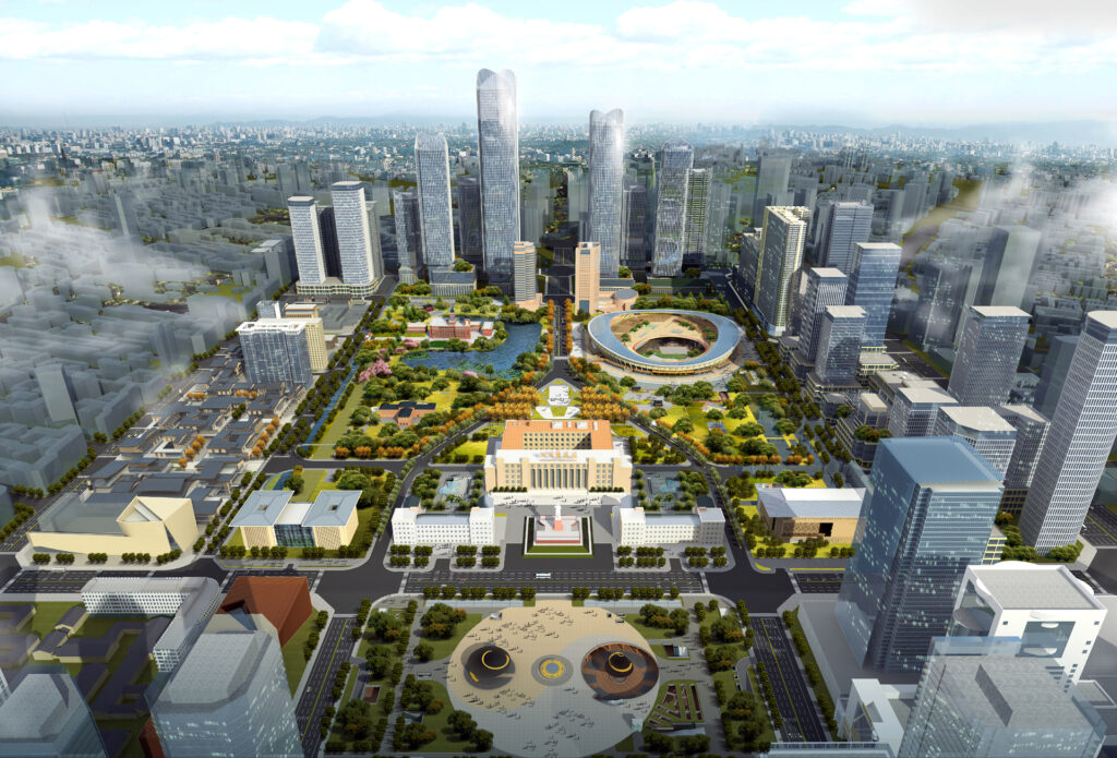 Tsinanfu CHENGDU ORIGIN - Tianfu Cultural Park - World Buildings Directory ...